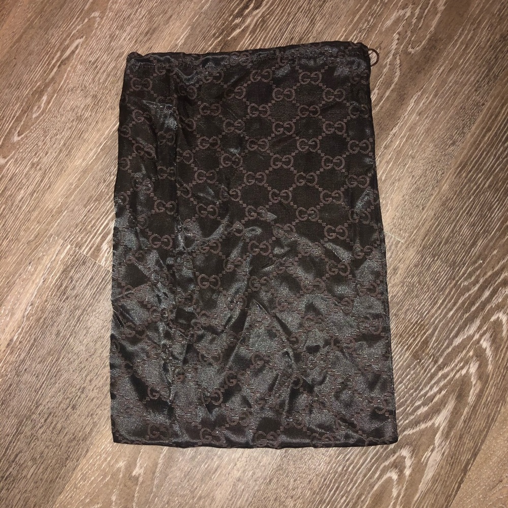 GUCCI print shoe or small bag dustbag
